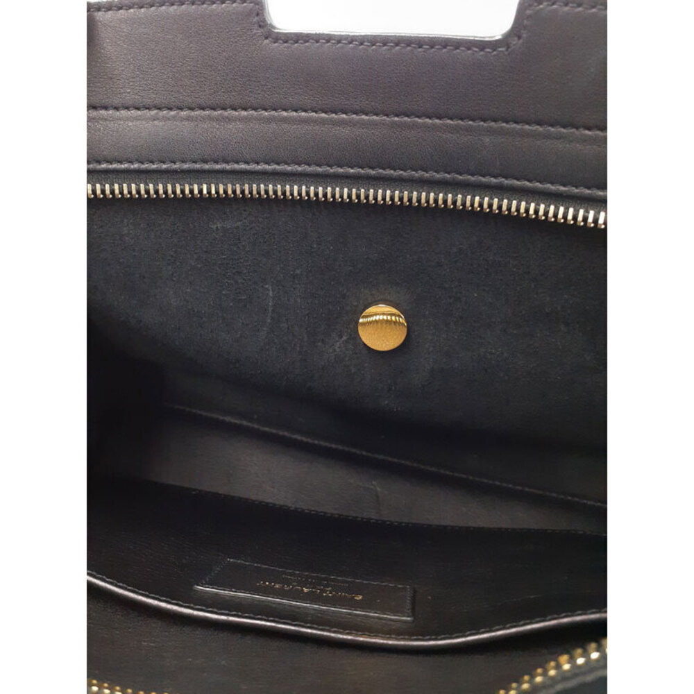 SAINT LAURENT PARIS Monogram Cabas 2way Leather HandBag - Picture 9 of 9